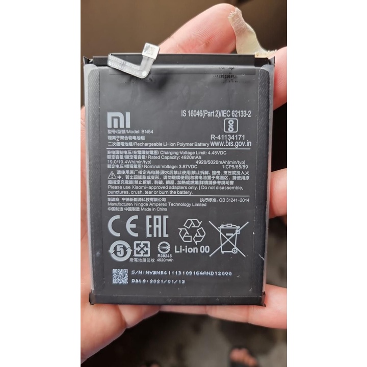 Baterai Xiaomi Redmi 8 8A 9 Note 9 8 Pro 9 Pro Note 10 10S Poco X3 NFC Kwalitas Grade A Plus Battery Quality