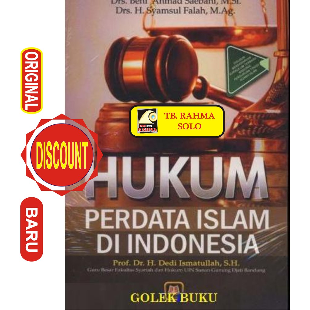 Jual Hukum Perdata Islam Di Indonesia Beni Ahmad Saebani Pustaka Setia Buku Original 