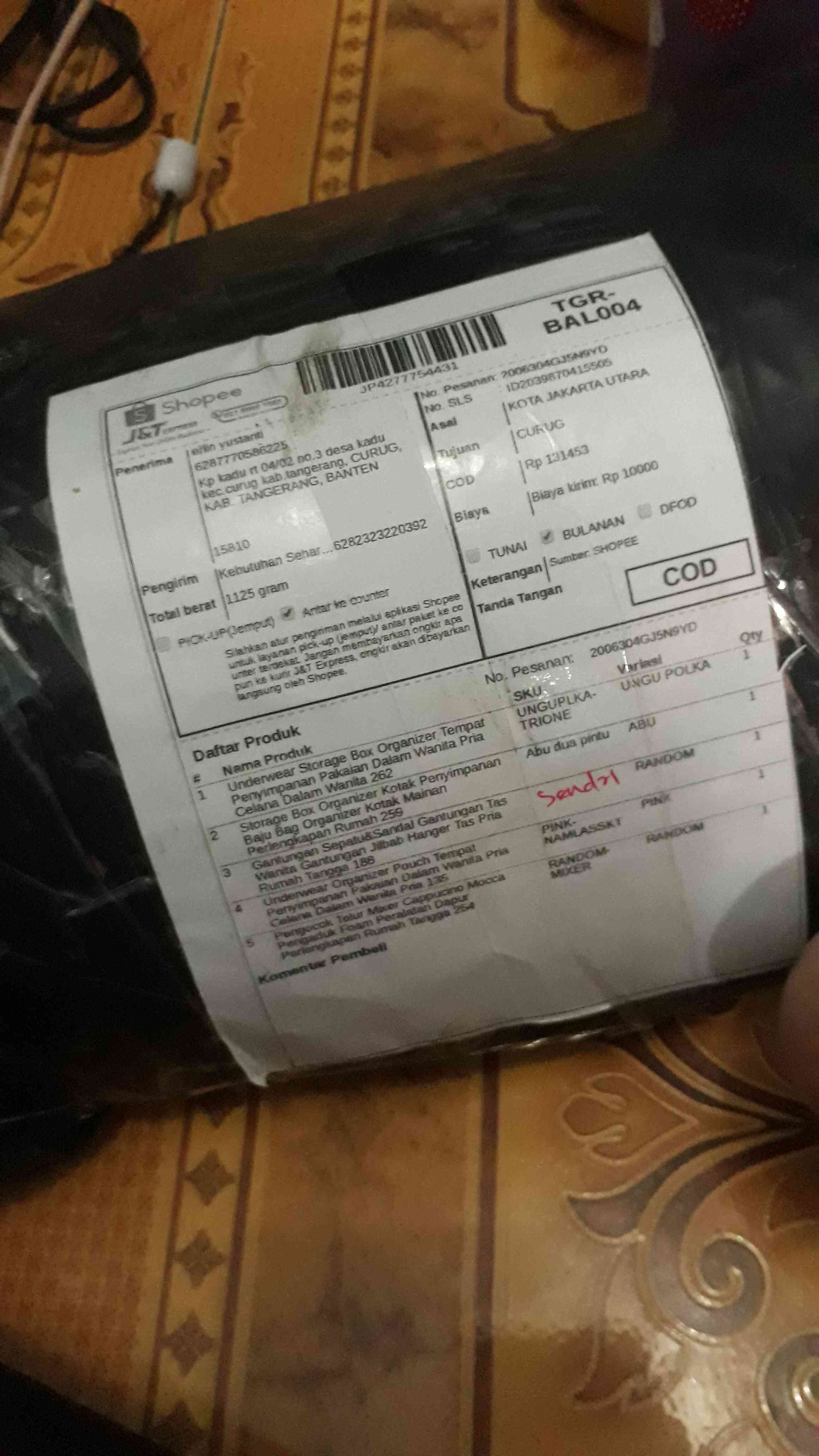 Storage Box Organizer Kotak Penyimpanan Baju Bag Organizer Kotak Mainan Perlengkapan Rumah 259