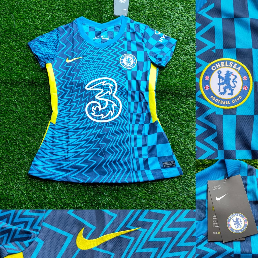 JERSEY BOLA LADIES CHELSEA HOME 2021/2022 GRADE ORI IMPORT