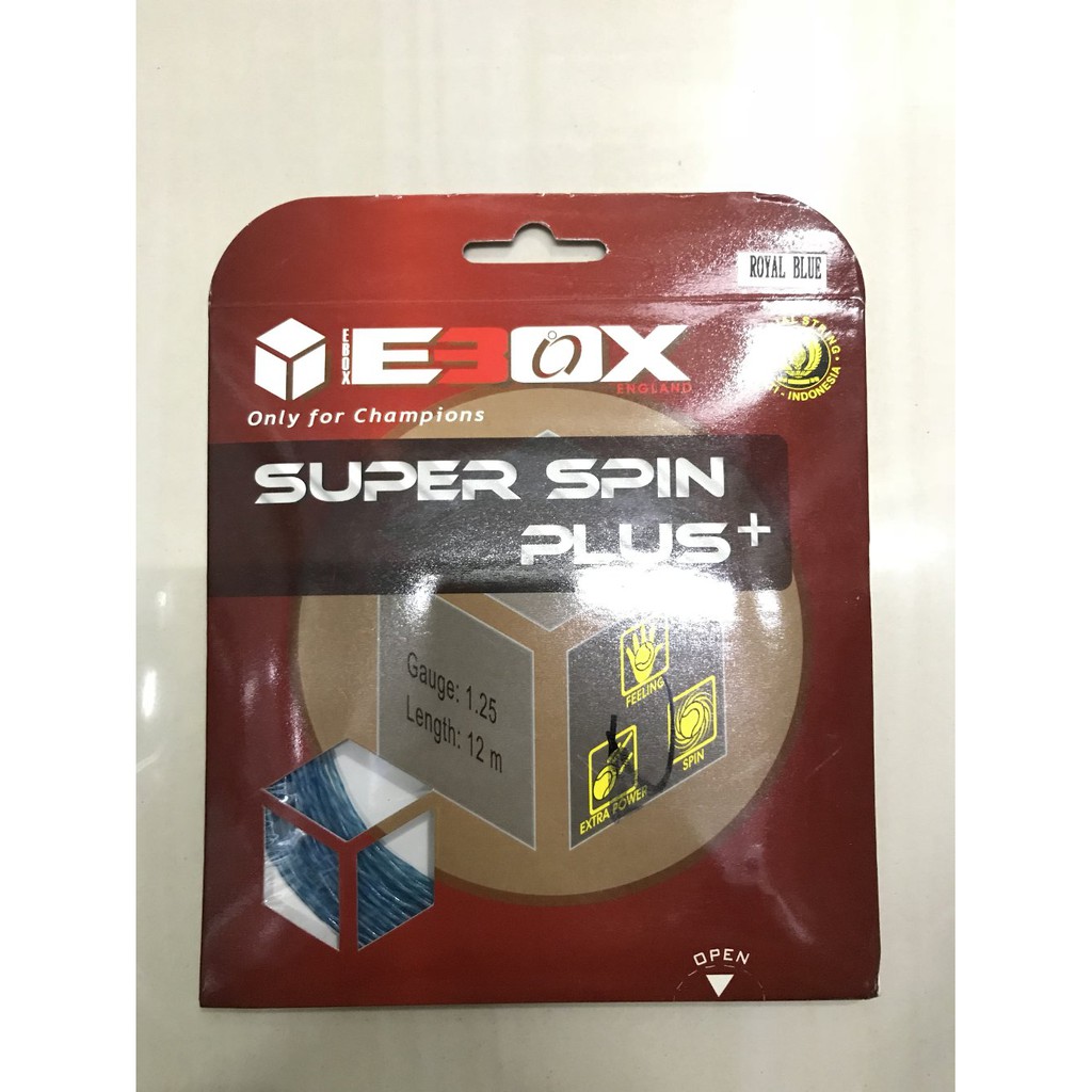 Senar raket tenis ebox super spin plus
