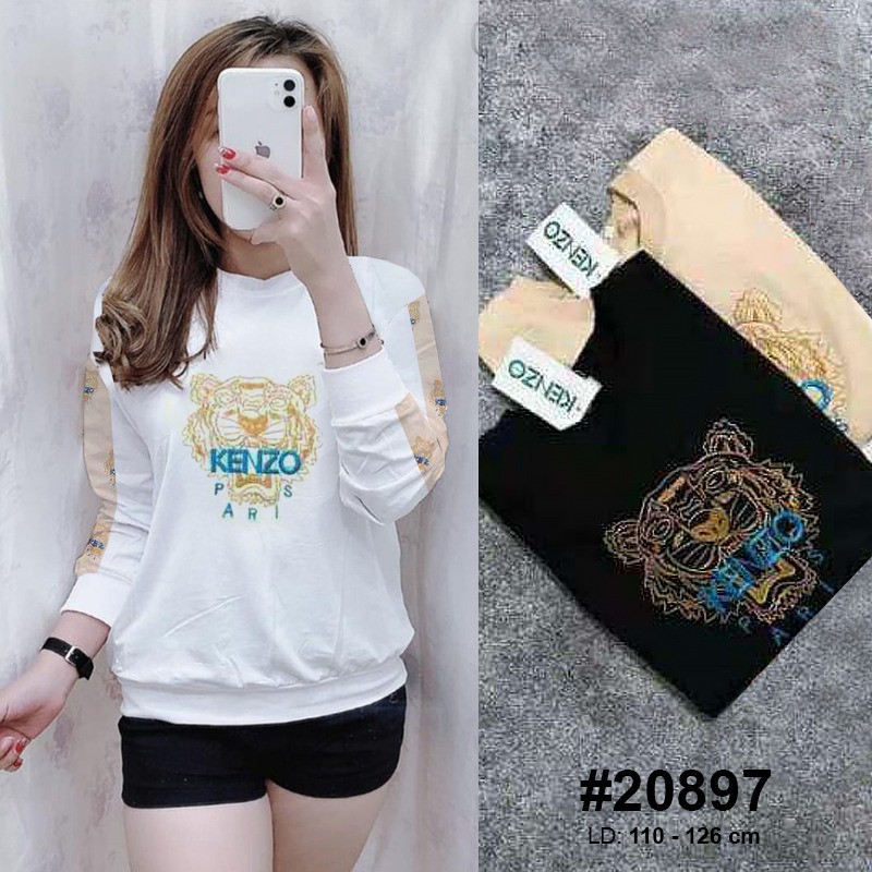 KAOS KENZO BORDIR IMPORT PREMIUM  L  -  XL