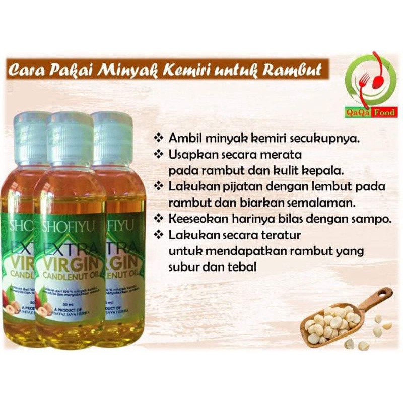 Shofiyu Candlenut Oil Minyak Kemiri by Mumtaz Java Herba JavaHills Honey