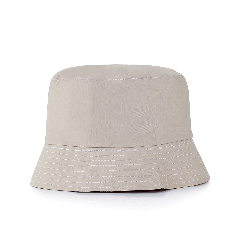 Topi Bucket Hat Korea Hitam Polos Pria Wanita Dewasa Kuzatura