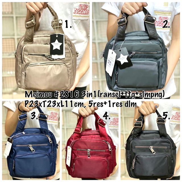 TAS RANSEL TENTENG SELEMPANG MEIMOU