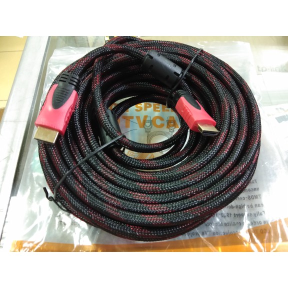 Kabel HDMI 15Meter Jaring Gold Plate