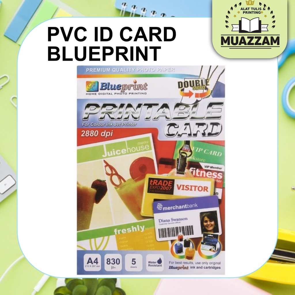 

Blueprint Printable Card A4 Bahan ID Card