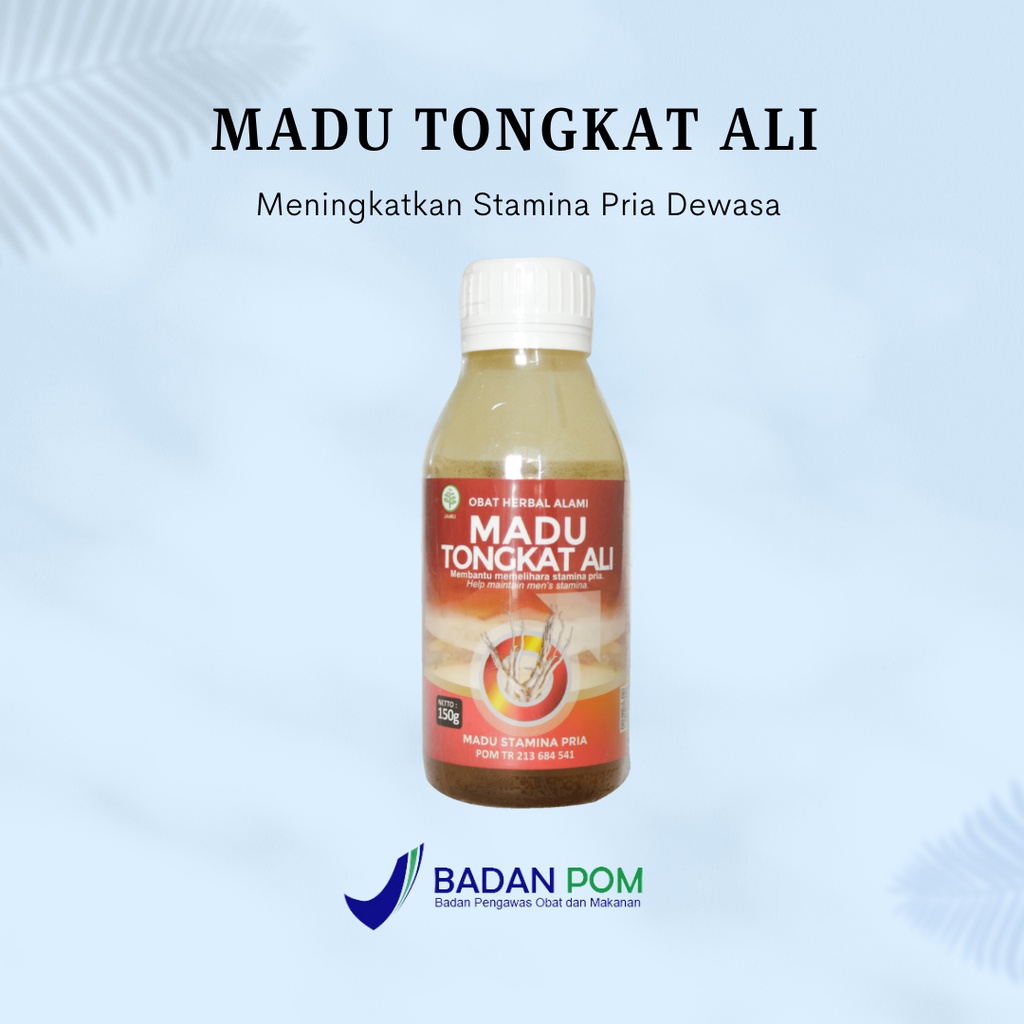 MADU TONGKAT ALI ORIGINAL - Madu Super Tonik 7x Kejantanan l Honey Black l Stamina Pria 60ml