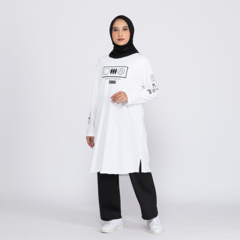 Kaos cewek lengan panjang kaos wanita lengan panjang kaos tunik panjang