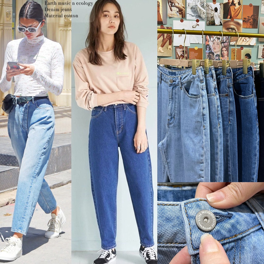 Earth ecology cotton denim pants/ Sisa export