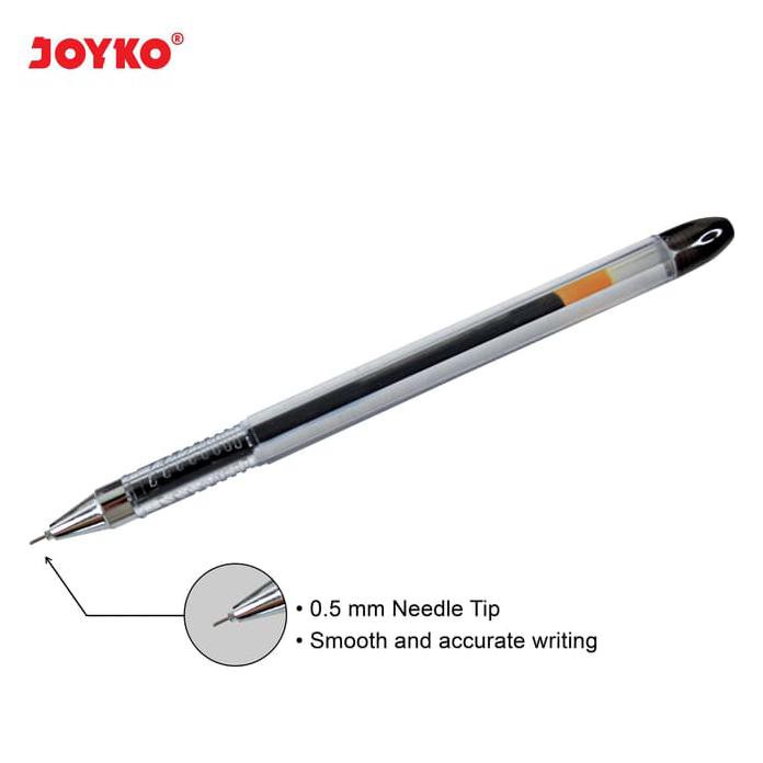 

GEL PEN PULPEN PENA JOYKO GP-243 WHIZ GEL 0.5 MM 1 BOX 12 PCS