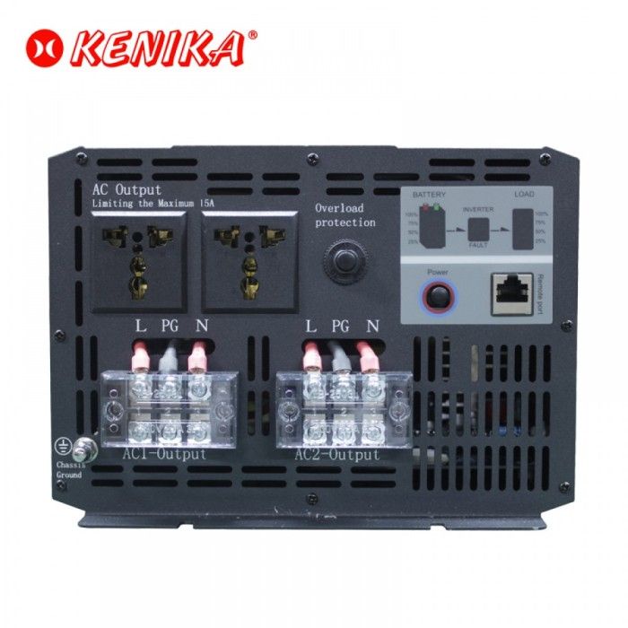 KENIKA PURE SINE WAVE 5000W 48V DC-220V AC POWER INVERTER PSW-5000-48