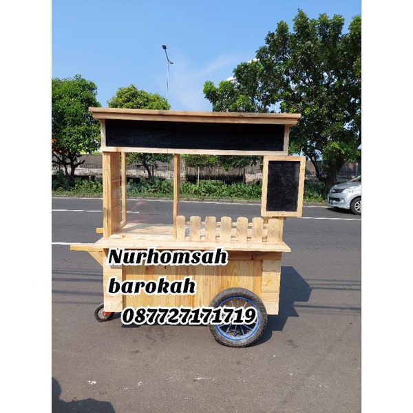 gerobak /gerobak kayu/gerobak jati belanda