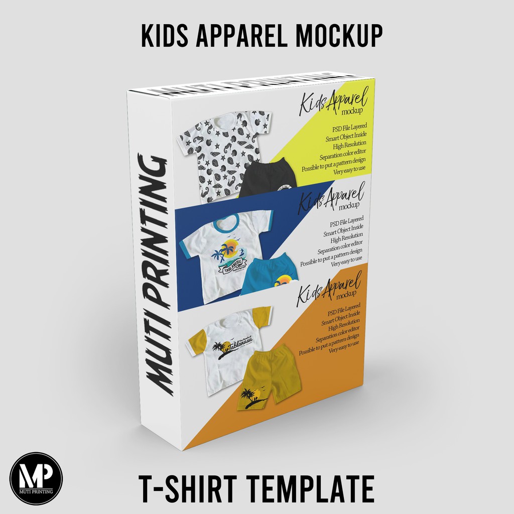 Kids Apparel Mockup - Adobe Photoshop