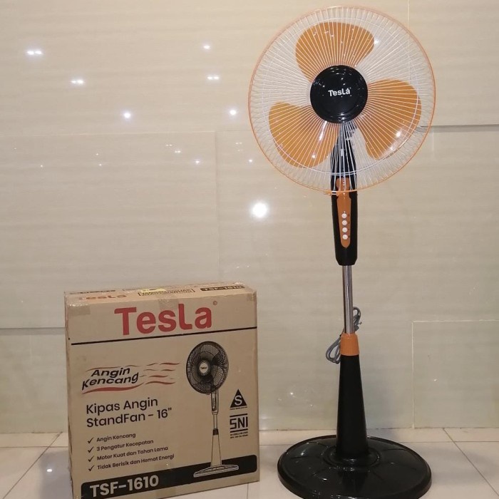 TESLA Kipas Angin Berdiri 16 Inch TSF 1610 / Standfan - Garansi 1 Tahun