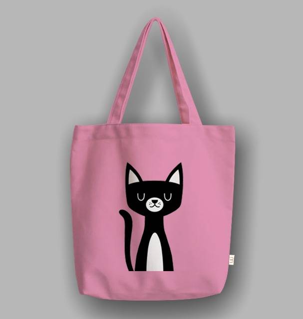 &quot;Messy&quot; Tote Bag Catty