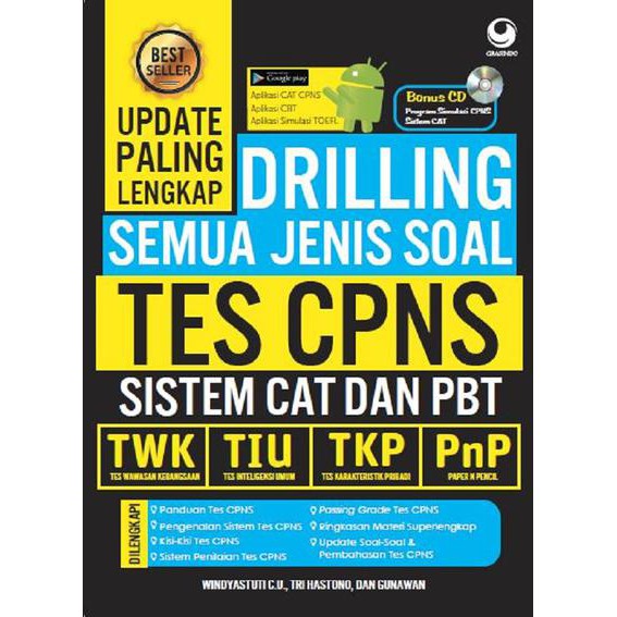 Update Paling Lengkap Drilling Semua Jenis Soal Tes CPNS Sistem CAT dan PBT