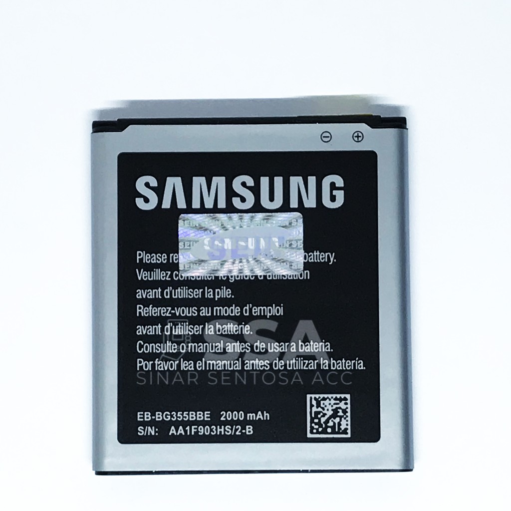 Baterai Original 100% Samsung Galaxy Core 2 Win Beam G355H G355 I8550 I8552 I8530 EB585157LU Batere Batre Battery Batrai Batu Batrei ORI