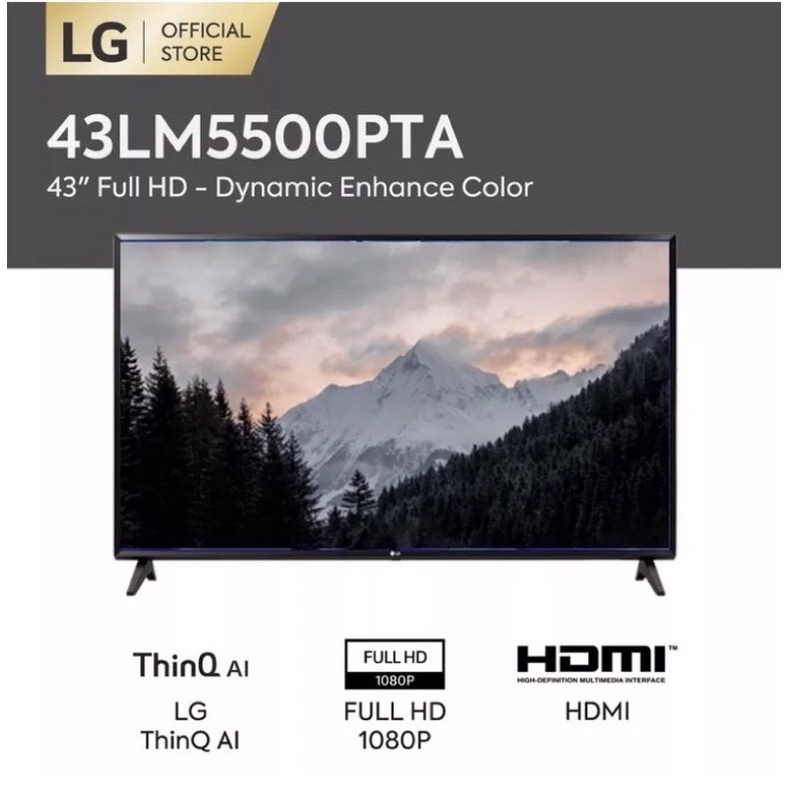 TV LG LED 43 Inch Full HD Digital - 43LM5500 Garansi Resmi