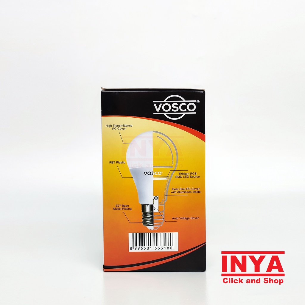 BOHLAM LED VOSCO PUTIH DAYLIGHT 18W - Lampu Bulb