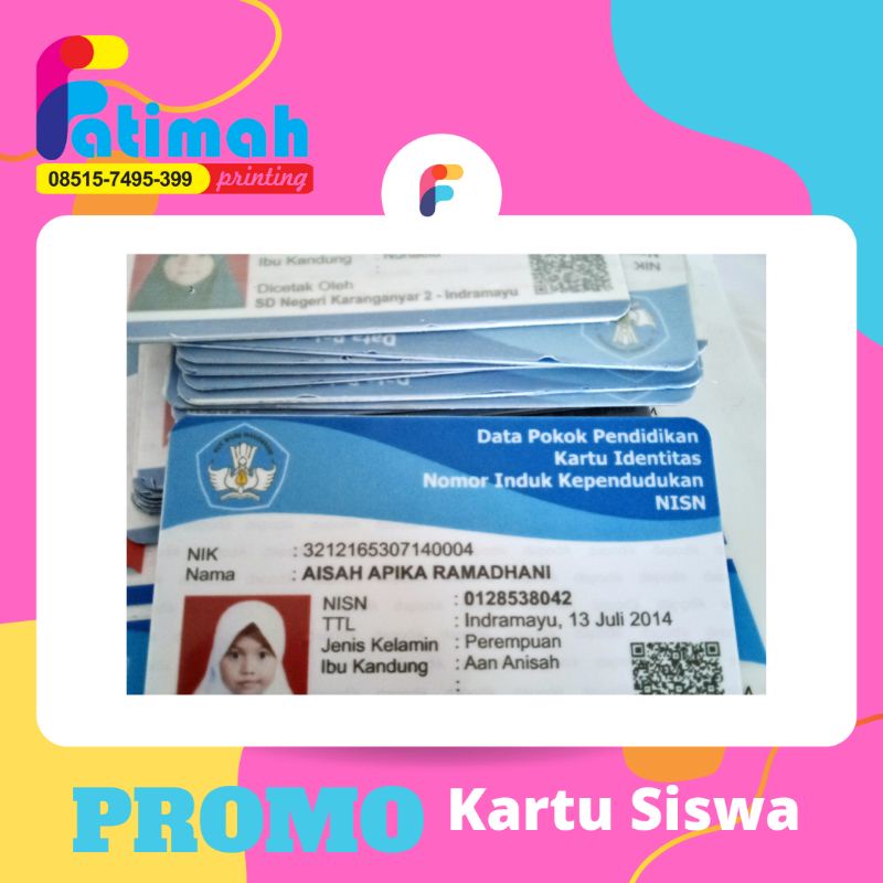 

Kartu Siswa Murah/ ID Card Murah/ Kartu Anggota / Kartu Nama