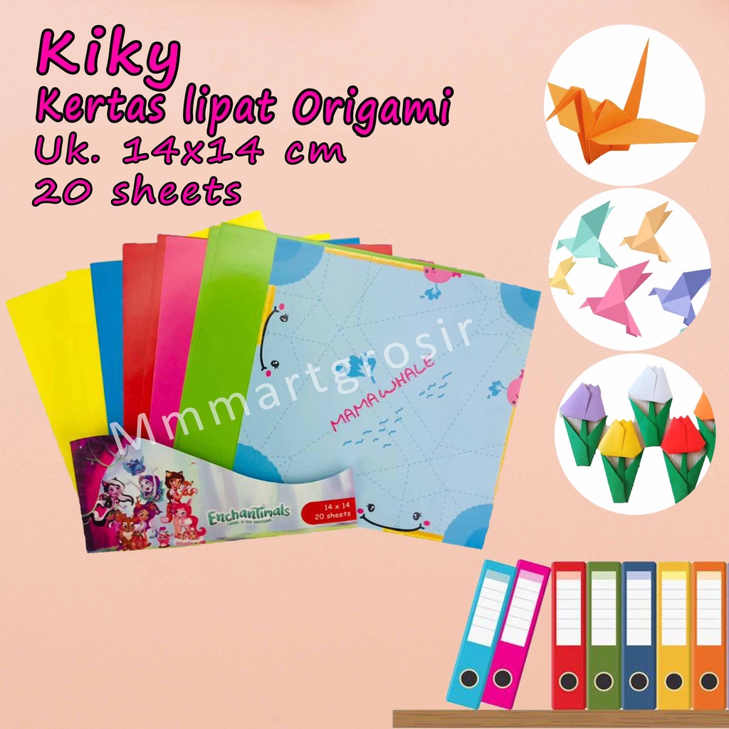 Kiky / Kertas lipat origami / Enchantimals Atp80 / Uk.14x14 20sheets