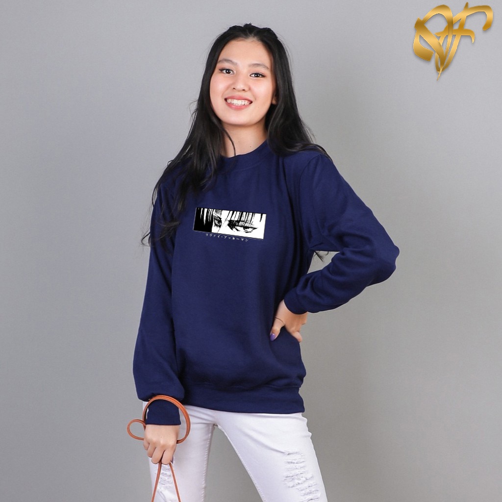 Sweater Levi Aesthetic Pria &amp; Wanita | Sweater Korea Style Fleece Cotton | Dhea Fashion