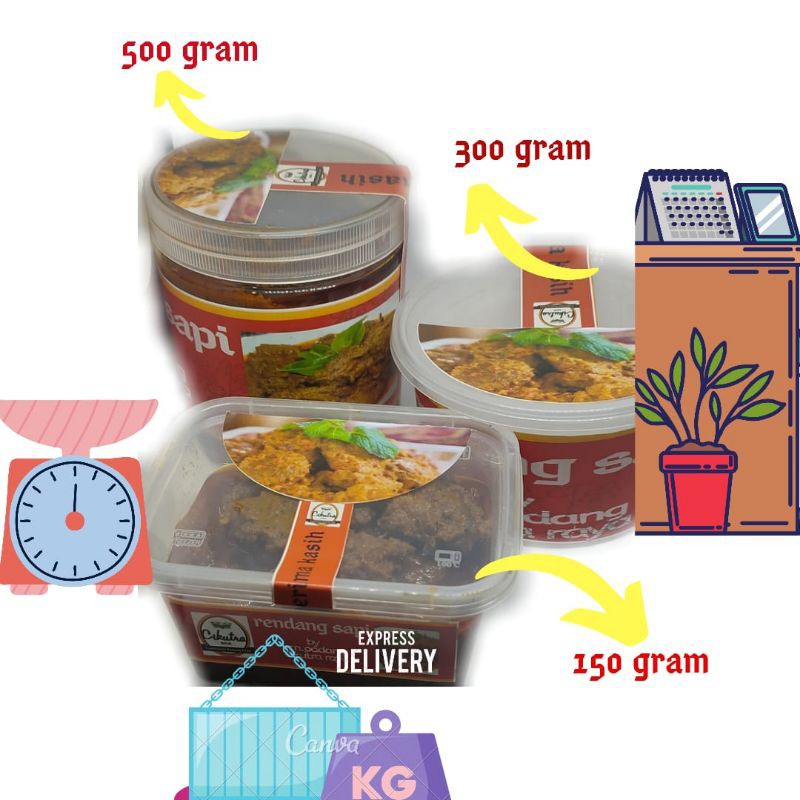 

rendang daging sapi khas rumah makan padang