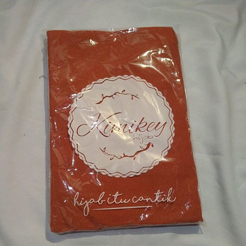 Jilbab Bergo Inayah Jumbo Syar'i by ORI Kimikey-Teracota