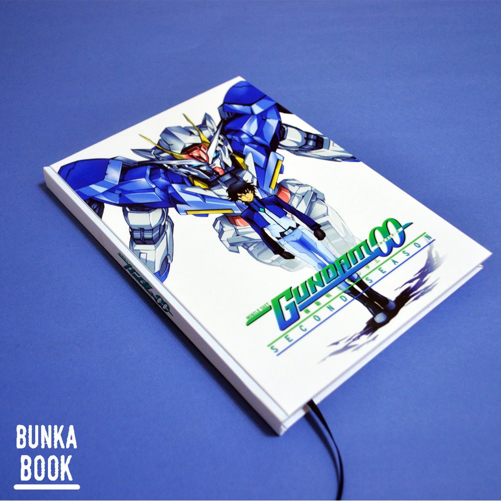 

Note Book Hardcover Anime Gundam OO Jurna Agenda Planner Notebook Gift Couple