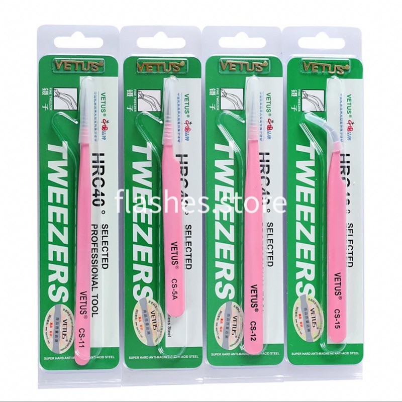 VETUS TWEEZER PINK ORIGINAL PINSET BULUMATA