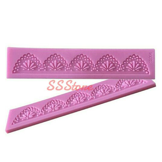 

Silicone silikon renda untuk hiasan samping cake fondant coklat lace