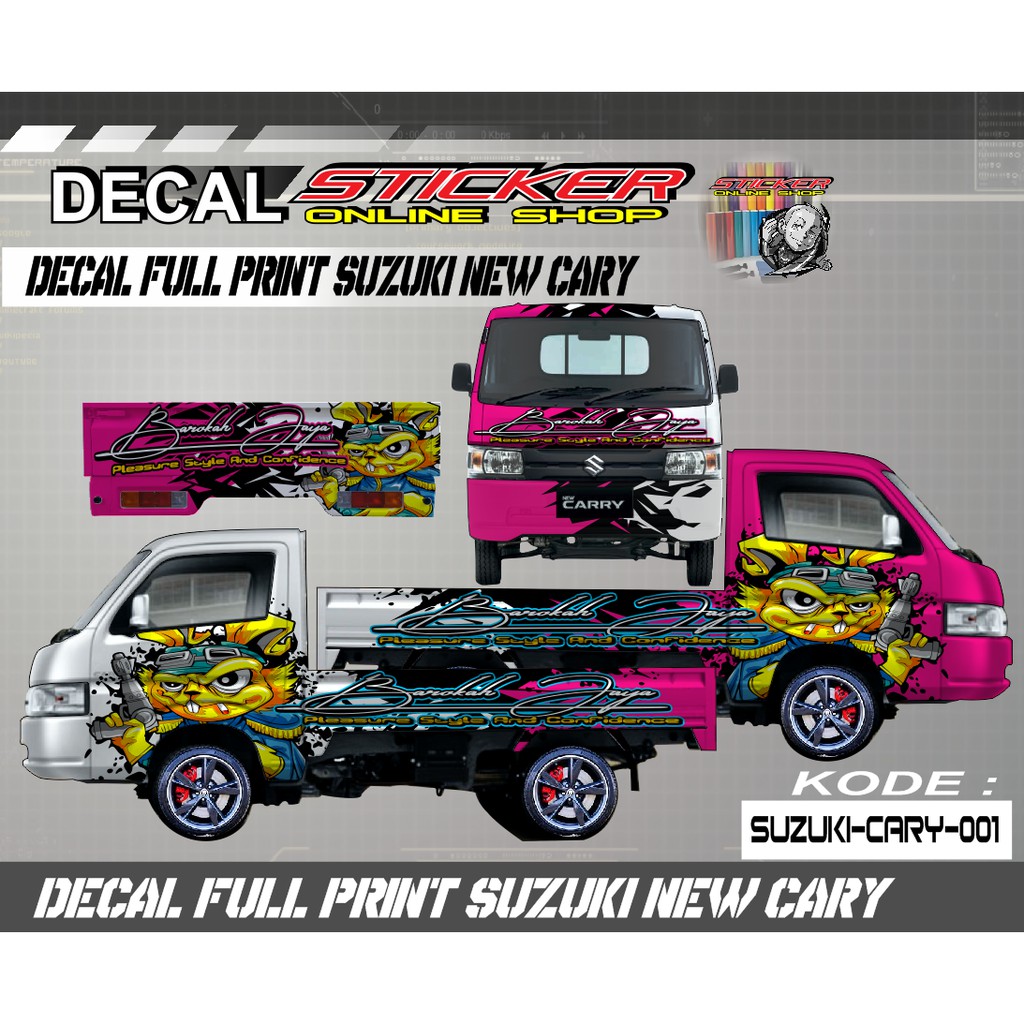 Jual Stiker Mobil Dekal FULL BODY SUZUKI NEW CARRY PICKUP Decal Print Variasi Terbaru Indonesia Shopee Indonesia Jual Stiker Mobil Dekal FULL BODY SUZUKI NEW CARRY PICKUP Decal Print Variasi Terbaru Indonesia Shopee Indonesia