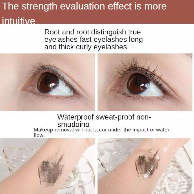 MASCARA - MASKARA TAHAN AIR MASKARA TAHAN AIR DAN KERINGAT TIDAK CEPAT PUDAR DAN HILANG-BLACK