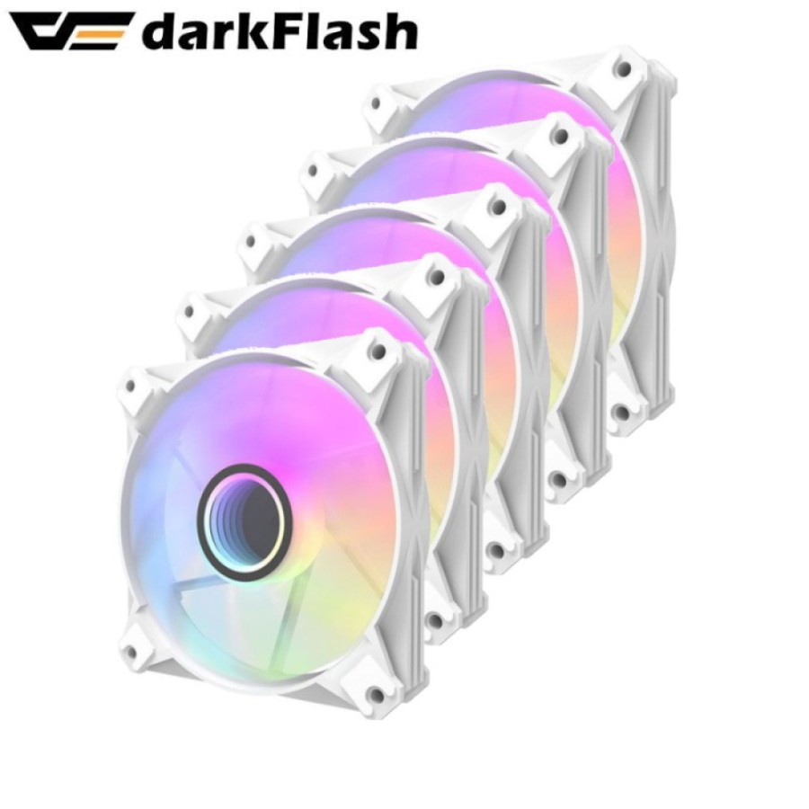 Fan DARKFLASH INFINITY 8 PWM ARGB - 5in1 + Controller 5 Fan 12cm ARGB - Fan Casing DarkFlash ARGB