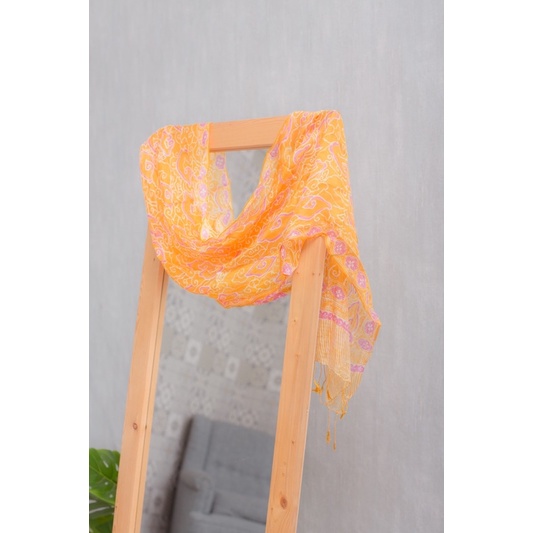 LMS -  NAFA SCARF SILK BATIK SELENDANG BATIK SUTRA KAFTAN GAMIS GIFT HADIAH