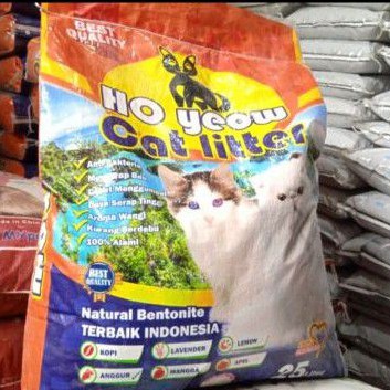 Pasir kucing Gumpel HO YEOW cat litter 25 L Murah