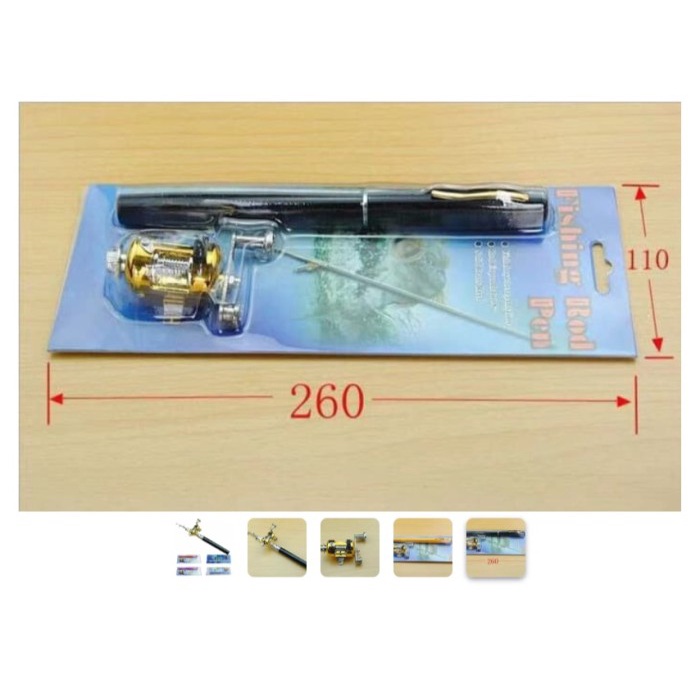 COD Joran pancing/ rod Pen Pancing / mini pen fishing rod / spinning - MODEL PEN