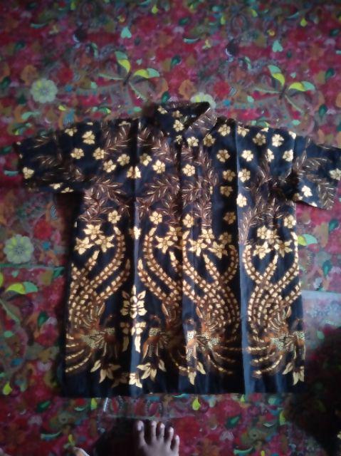 Ms Gamis Batik Sriwedari Maxi Super Jumbo Xxxxl Ld 128cm Bumil/busui Katun Sogan
