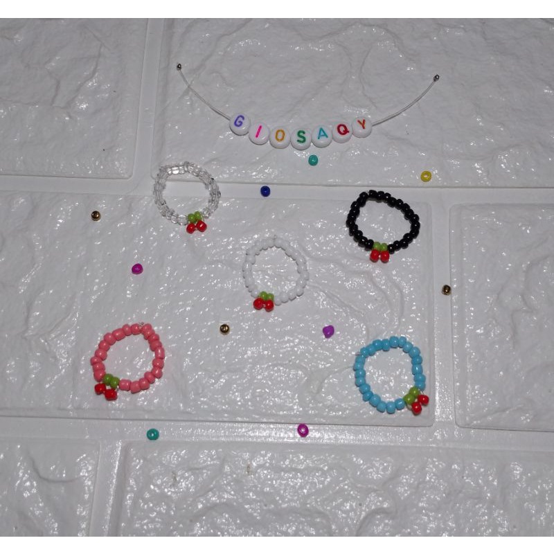 cincin manik isi 30/50 pcs (Random)