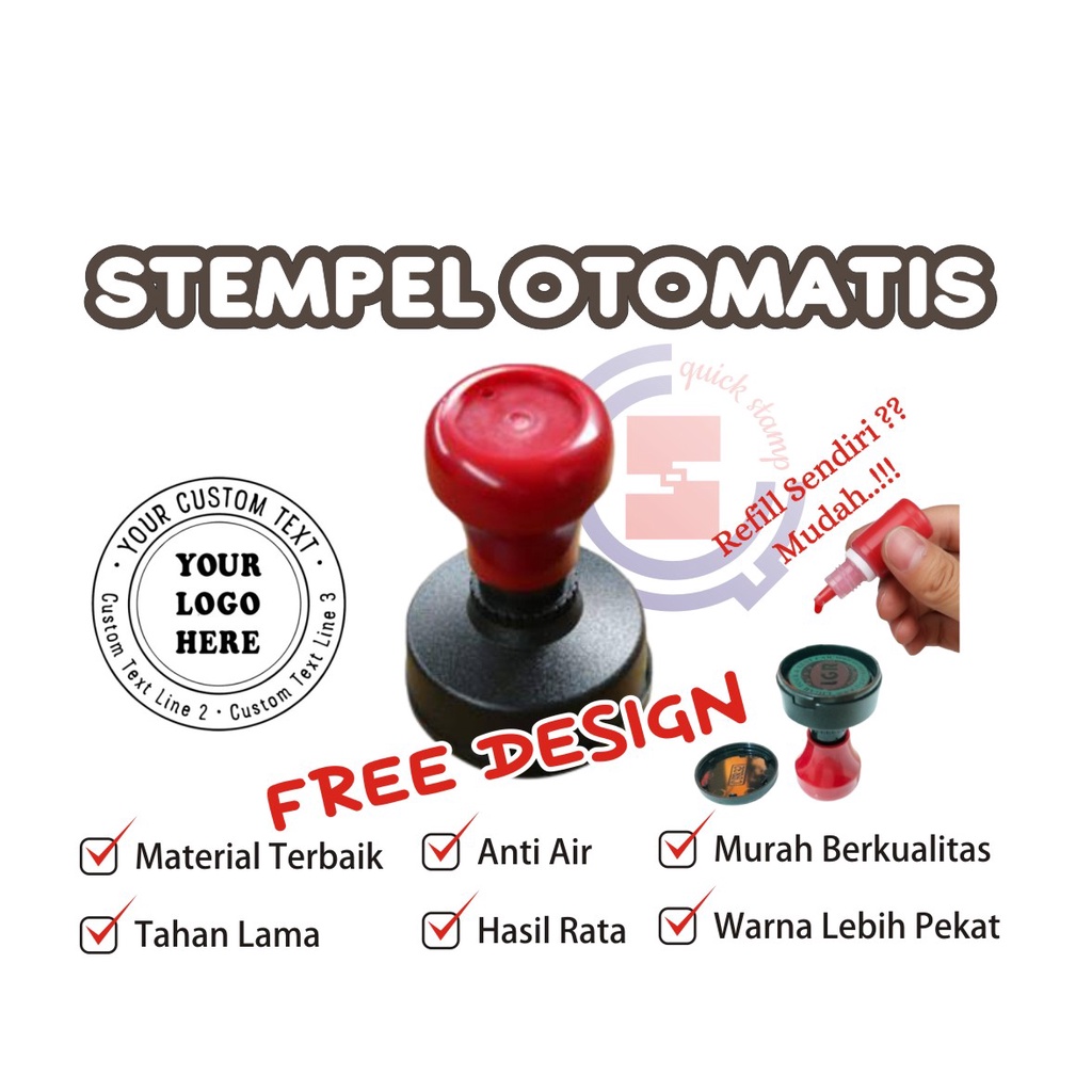 

Cetak Stempel Flash Bulat DInas/Stempel Perusahaan
