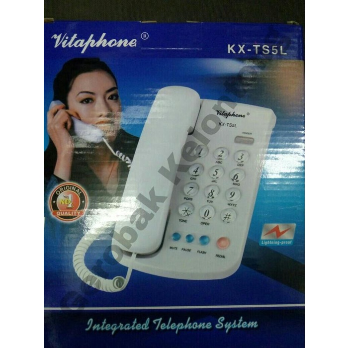 Telepon | Pesawat Telepon/Telepon Rumah Vitaphone Kx-Ts 5L