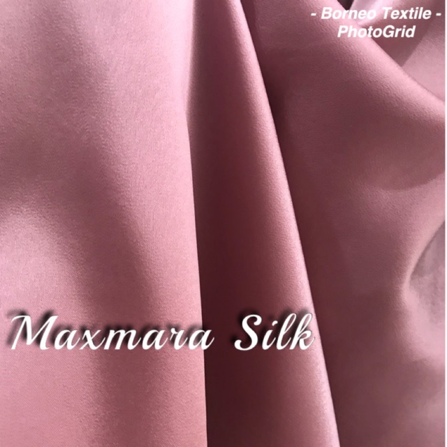 Kain Bahan Satin Maxmara Per 50cm 1 2m Shopee Indonesia