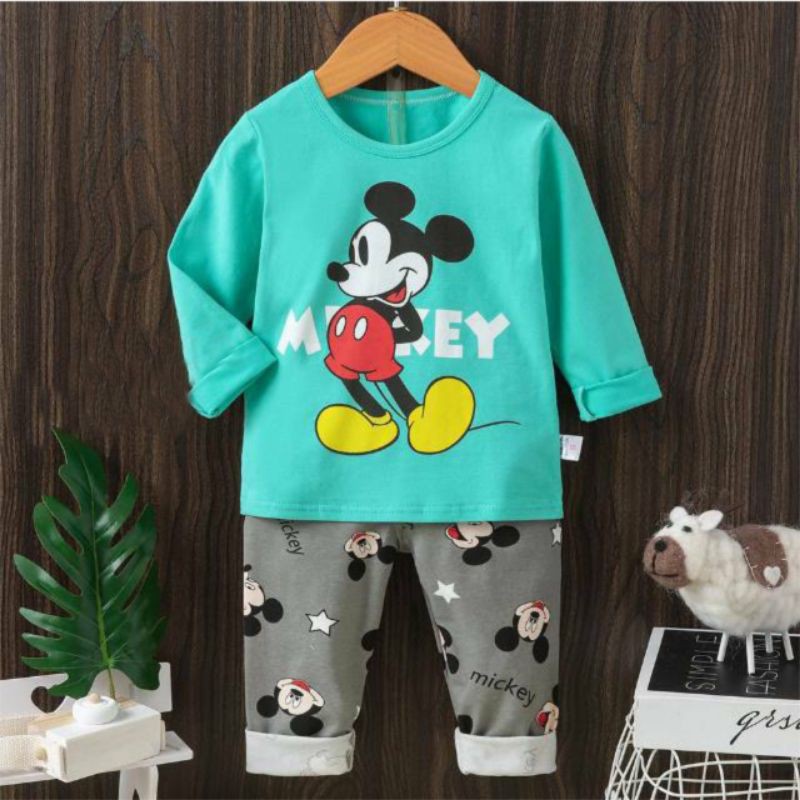 piyama PP import spring Mickey seri kecil