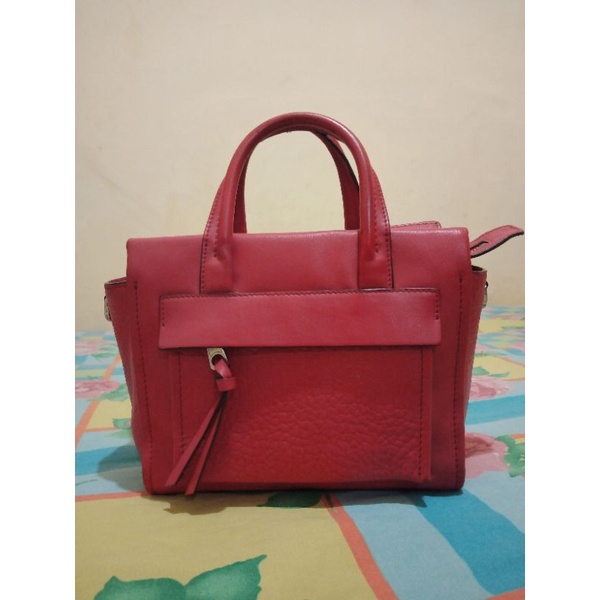 COACH BLEECKER RILEY MINI. Tas Kantor. Tas pesta. Tas Fashion. Tas Coach Cantik Warna Merah ❤️