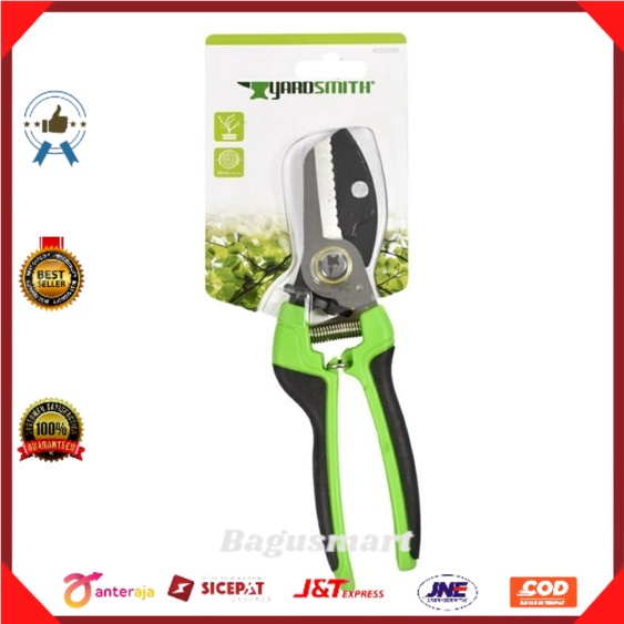 Yardsmith Gunting Dahan Model Anvil - Hijau/alat gunting dahan/pemotong dahan