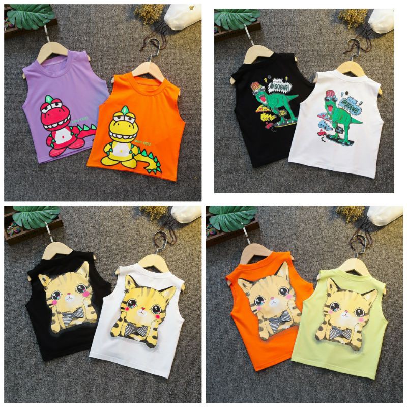 kaos singlet anak TOP baju anak import