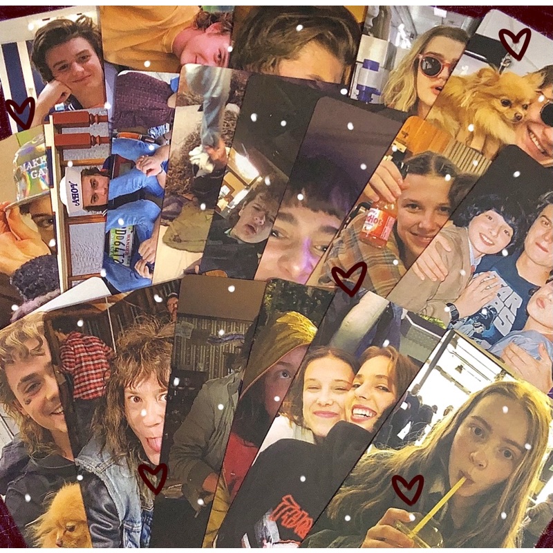 STRANGER THINGS PHOTOCARD FANMADE binder filler wishlist missing pc photocard