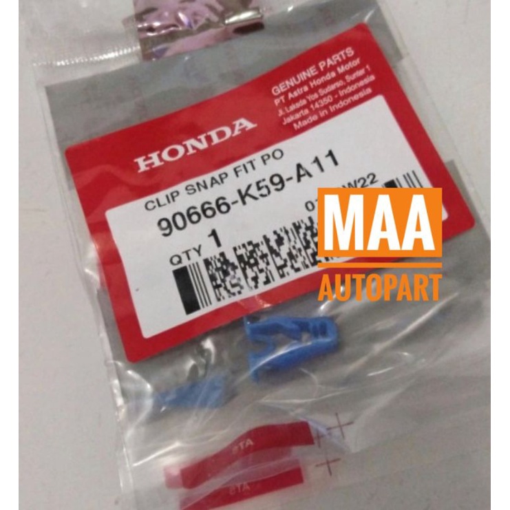 Clip Snap Fit Klip Plastik Biru Cover Body Fairing PCX 150 PCX 160 CB150R CB 150R CBR150R CBR 150R K