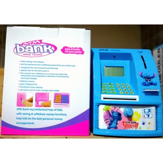 MAINAN ANAK CELENGAN ATM MINI MESIN HITUNG SALDO UANG